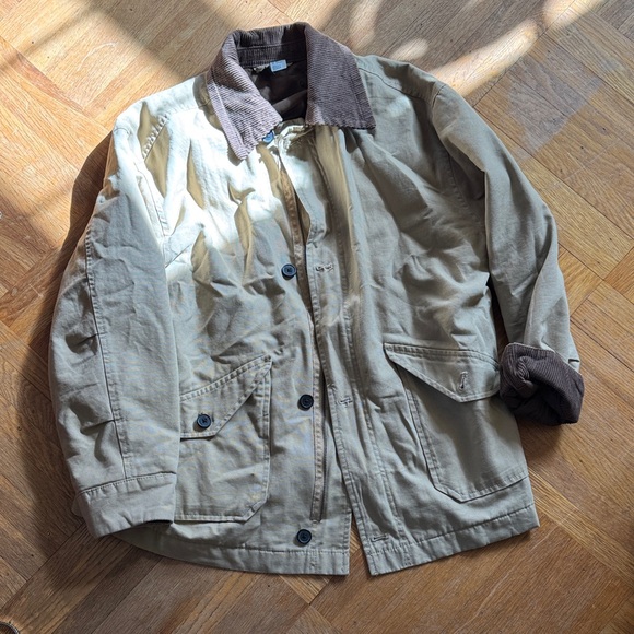 H&M Tan Jacket with Brown Collar - Picture 2 of 2